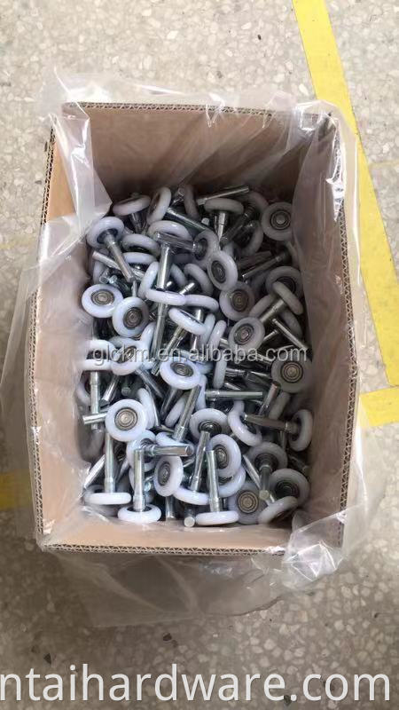 Rodillos de nailon para puerta de garaje de 2 '' con vástago y cojinete